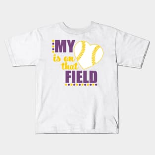 Softball Mom Kids T-Shirt